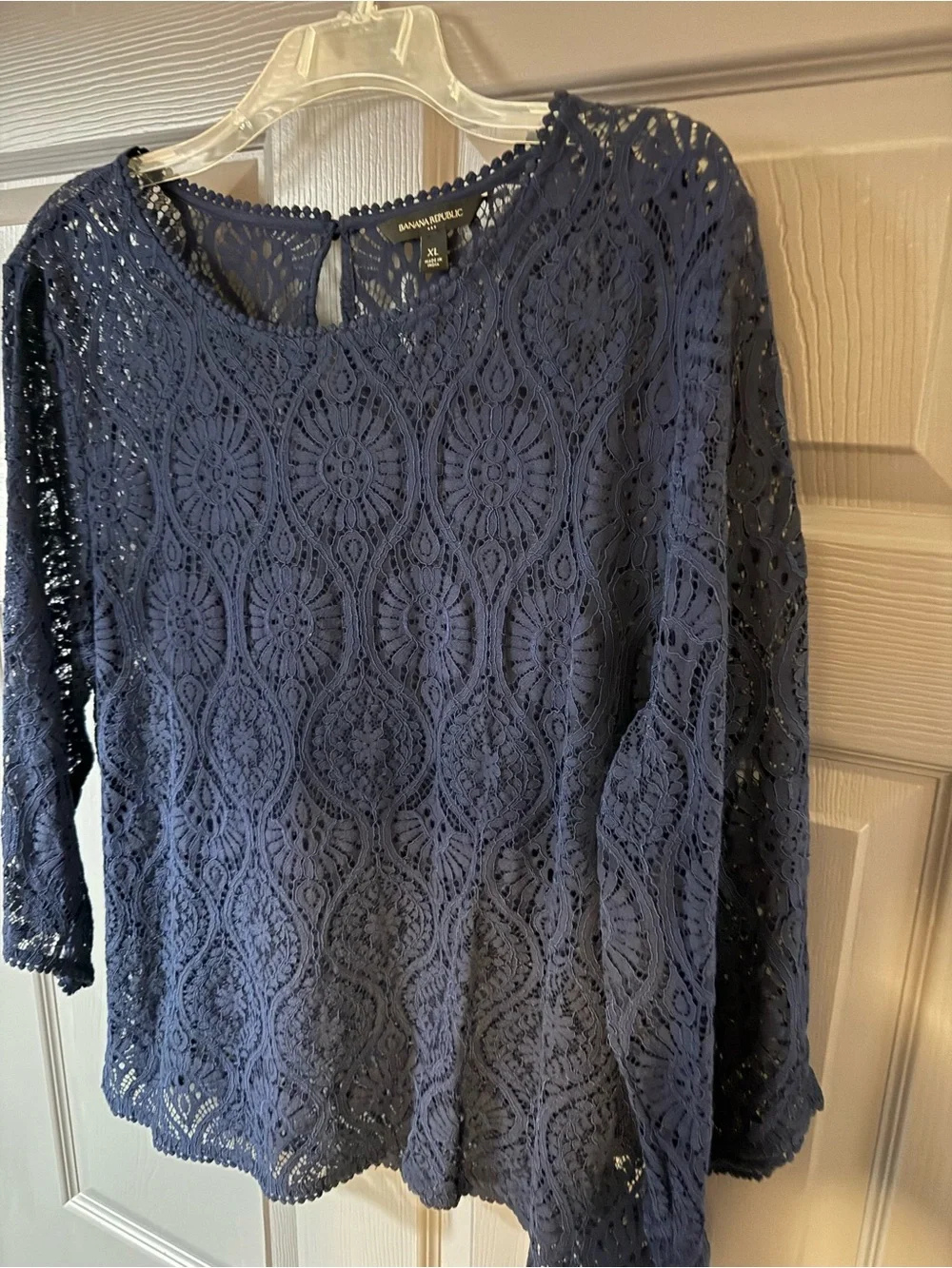 Banana Republic crochet lace
